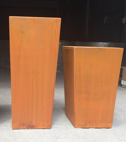 FO-9C02 Corton Steel Tapered Planter