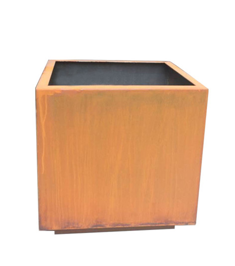 FO-9C04 Corton Steel Square Planter 