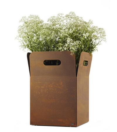 FO-9C07 Corton Steel Box Planter 