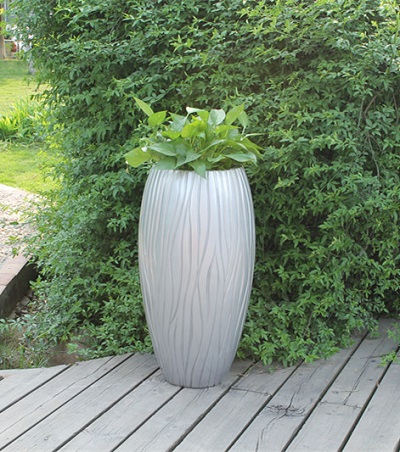 FO-231 Fiberglass Tapered Flowerpot 