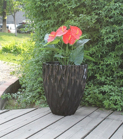 FO-233 Fiberglass Tapered Planter