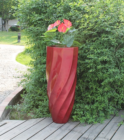 FO-236 Fiberglass Tapered Planter
