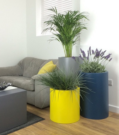 FO-244 Fiberglass Round Planter