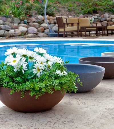 FO-247 Fiberglass Bowl Flowerpot