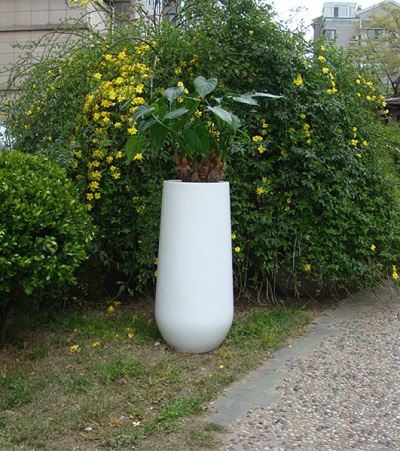 FO-268 Fiberglass Tapered Flowerpot 