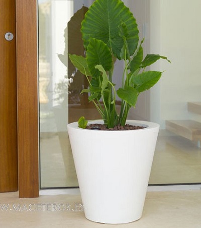 FO-280 Fiberglass Tapered Flowerpot