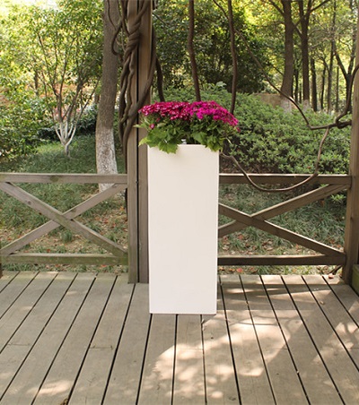 FO-290 Fiberglass Squared Planter