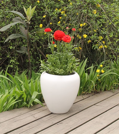 FO-304 Fiberglass Pottery Flowerpot