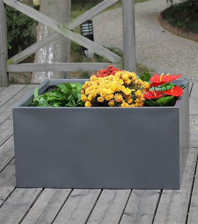 FO-308 Fiberglass Squared Planter