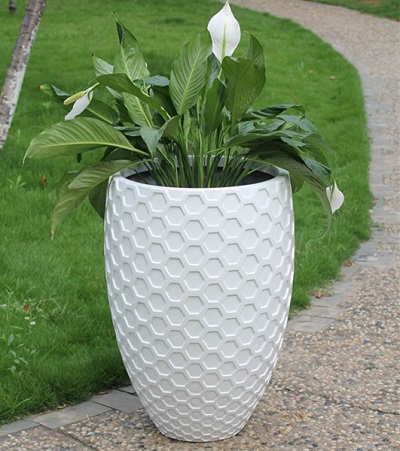 FO-319 Fiberglass Tapered Flowerpot 