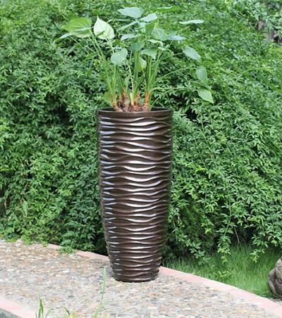 FO-320 Fiberglass Tapered Flowerpot