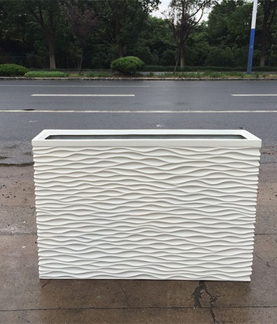 FO-366 Fiberglass Squared Planter 
