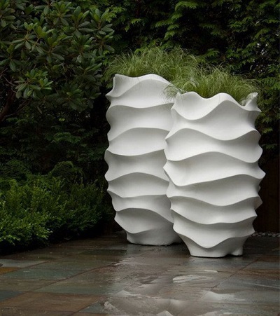 FO-369 Fiberglass Tapered Planter 