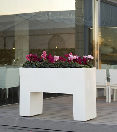 FO-370 Fiberglass Hollow Planter  