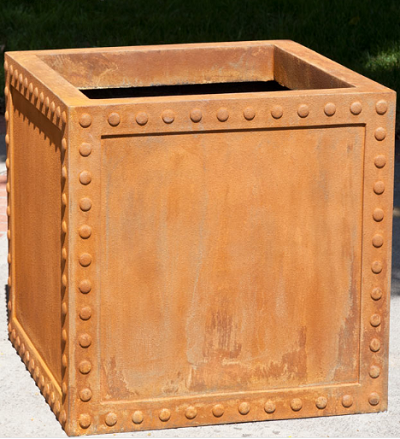 FO-9C51 Corton Steel Squared Planter