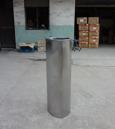 FO-9031 Triangle stainless steel flower pot 
