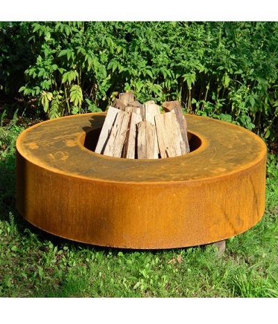 FO-FP9001 Corten Steel Round Fire Pit