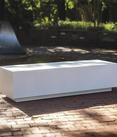 FO-ST5002 FRP glass fiber outdoor furniture bench 