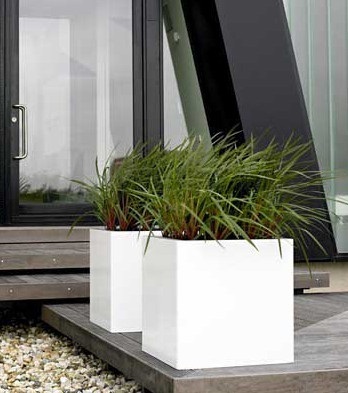 FO-245 Fiberglass Squared Planter