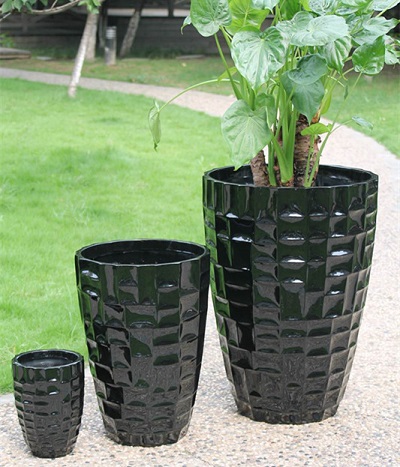 FO-311 Fiberglass Tapered Planter 