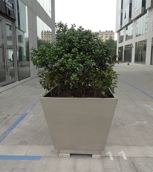 FO-9053 Stainless Steel Tapered Flowerpot