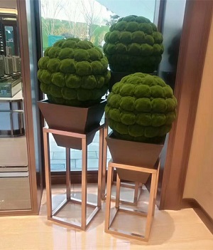 FO-9071 Stainless Steel Tapered Flowerpot